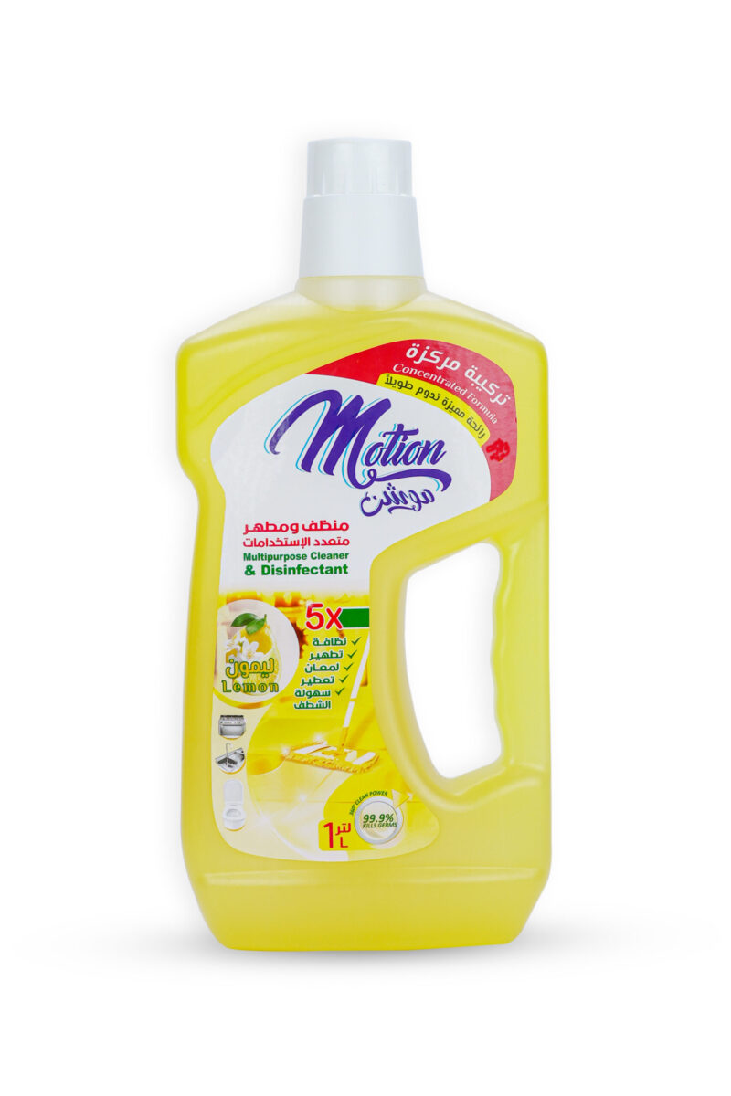 Motion Cleaner and Disinfectant Lemon 1 liter