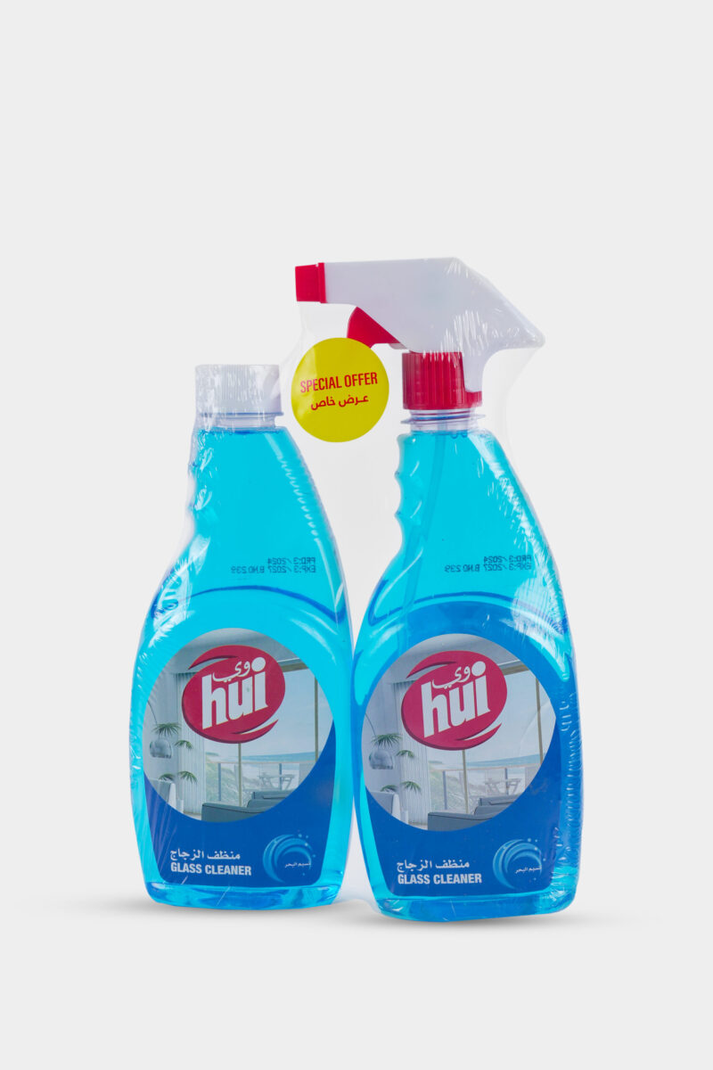 hui glass cleaner 500 ml (spray + replacement) special offer